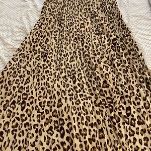 Umgee leopard print maxi skirt